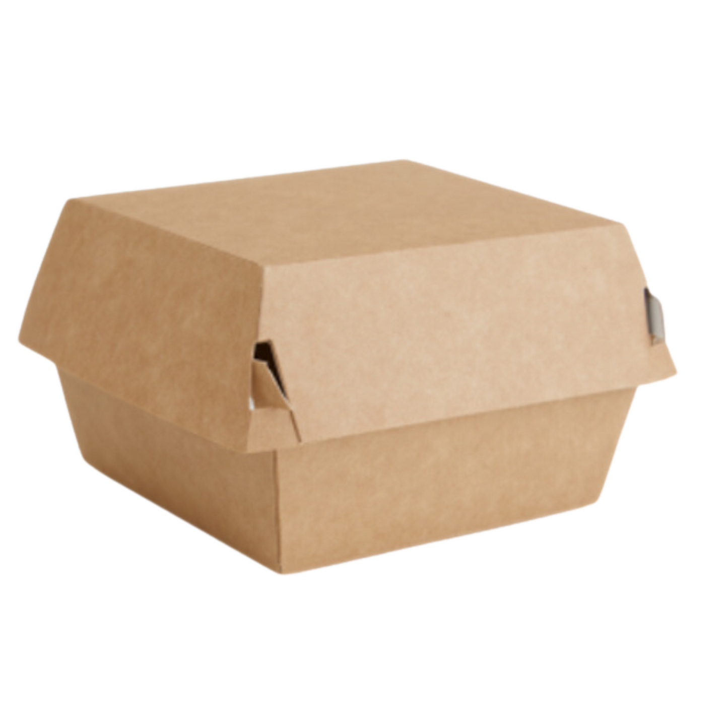 Burgerbox XXL aus Frischfaser 14 x 14 x 9 cm braun - 200 Stück
