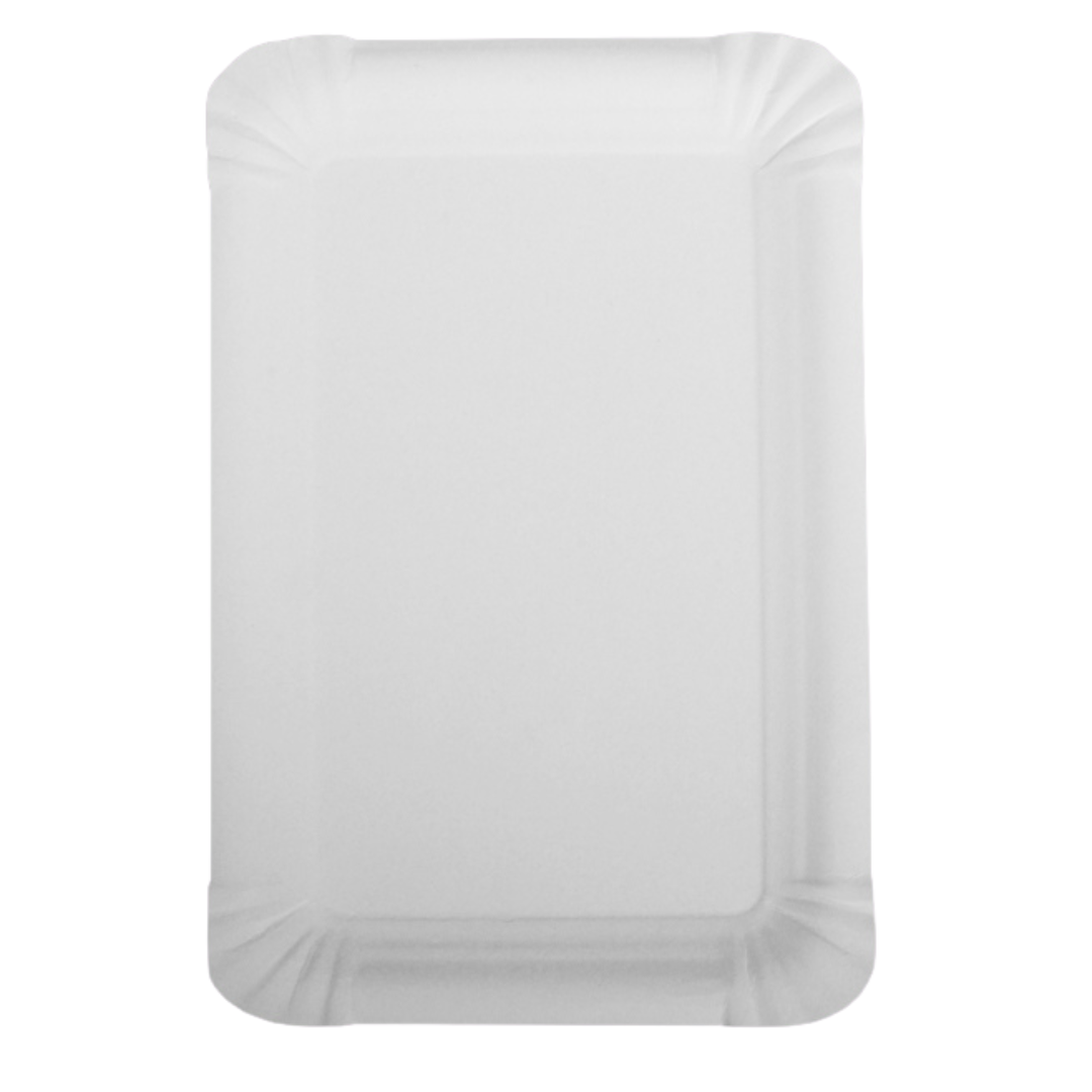 Menüteller aus Papier 13 x 20 cm - 100 % biologisch abbaubar weiß - 1000 Stück