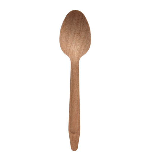 Holzlöffel Premium - 160 mm Nachhaltiges Holzbesteck für Speisen - 1200 Stück