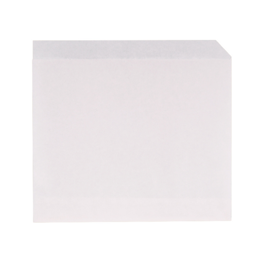 L Metzgerfaltenbeutel 20 x 18 cm weiß Papiertüten - 3000 Stück
