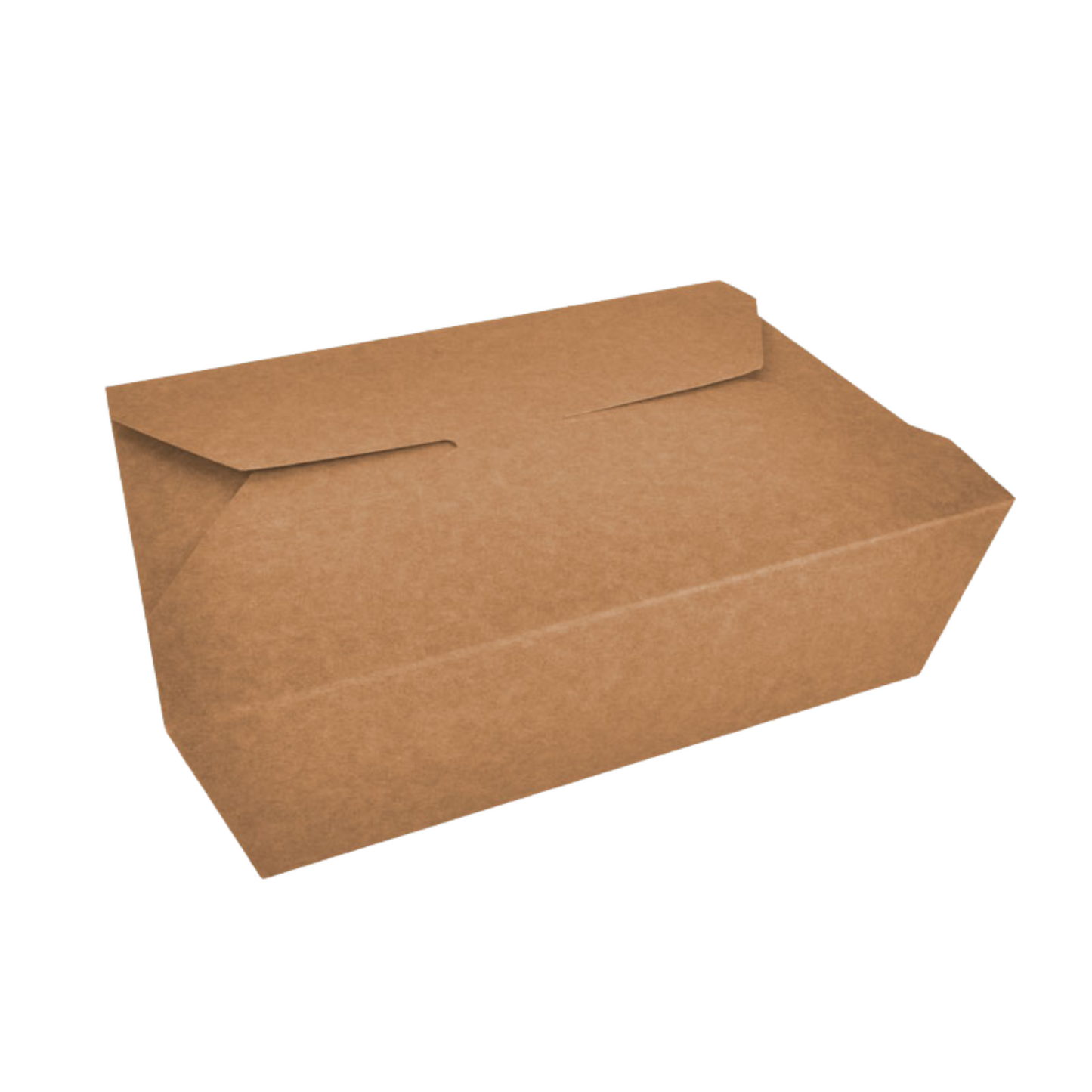 Bio-Foodcase - kompostierbare Snackbox mit Faltdeckel 190x140x90mm - 200 Stück