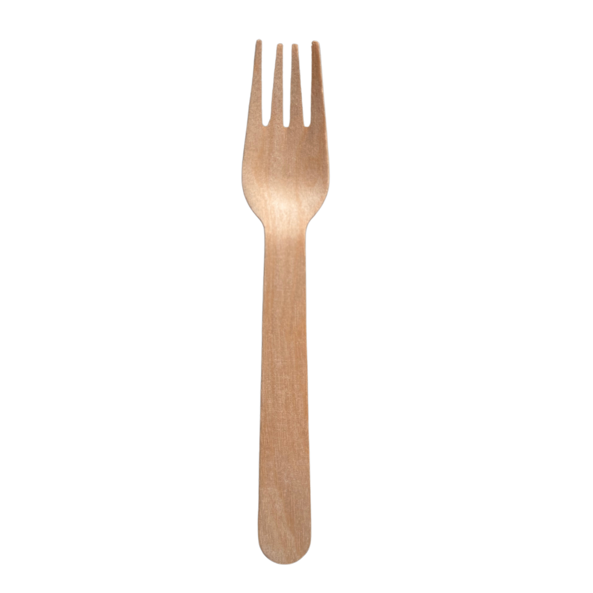 Holzgabel Premium - 155 mm Umweltfreundliche Menügabel, Holzbesteck - 1200 Stück