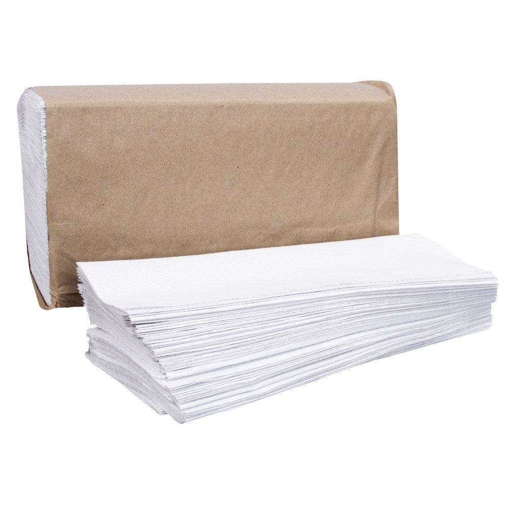 Tissue-Servietten GOURMET 33x33 1/8 Falz 1-lagig Kopffalz - weiß 8000 St