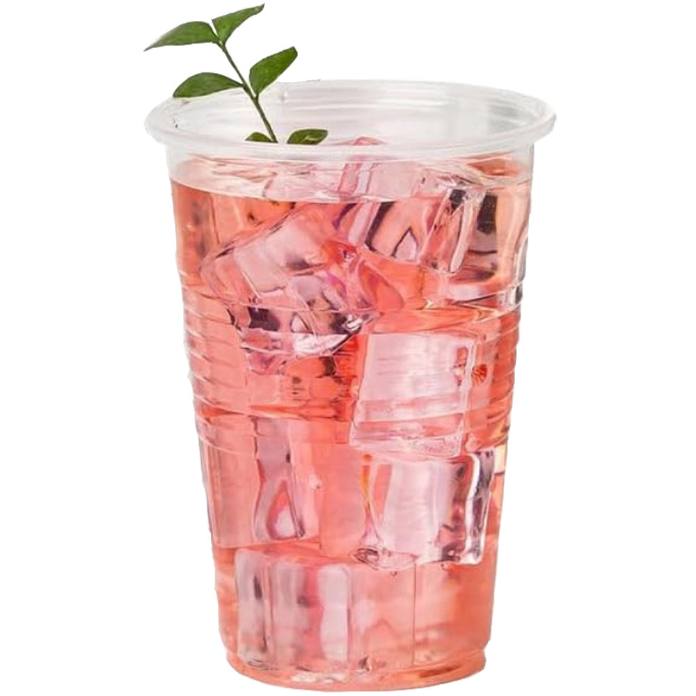 Plastikbecher 0,2 l transparent klar PP Kunststoff-Trinkbecher - 3000 Stück
