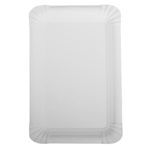 Menüteller aus Papier 13 x 20 cm - 100 % biologisch abbaubar weiß - 1000 Stück