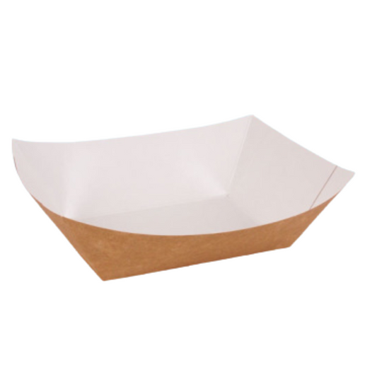 Foodtray aus Recycling Papier 170 x 100 x 45 mm kompostierbar - 700 Stück
